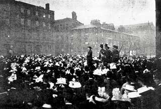 Street Preaching in Manchester, England 1910